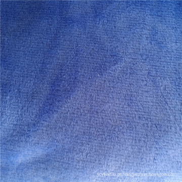 Tecido de flanela de tingimento sólido de cor lisa têxtil